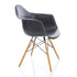 Cadeira de Braços em Plástico Eames DAW / Base Ácer